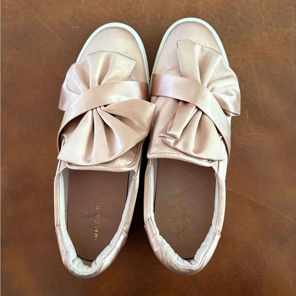 Halogen Pink Slip-On Shoes
